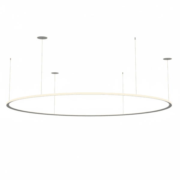 LEDS C4 - Lampada a sospensione Circular Outward Ø3000 Recessed - Bianco