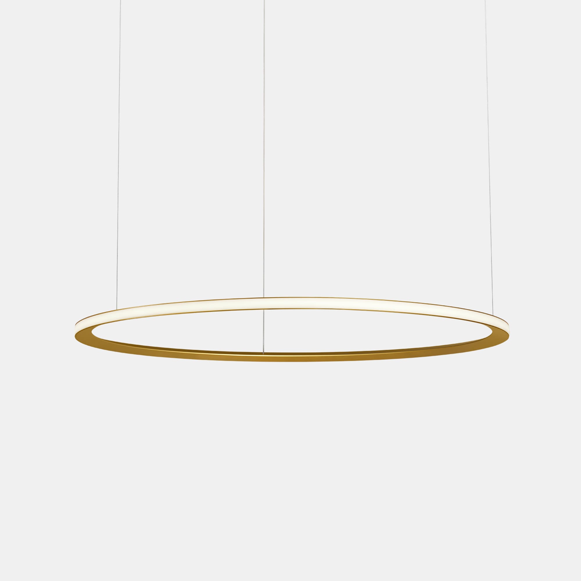 LEDS C4 - Lampada a sospensione Circular Outward Ø3000 Recessed - Oro