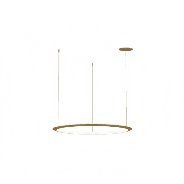 LEDS C4 - Lampada a sospensione Circular Outward Ø900 Recessed - Oro
