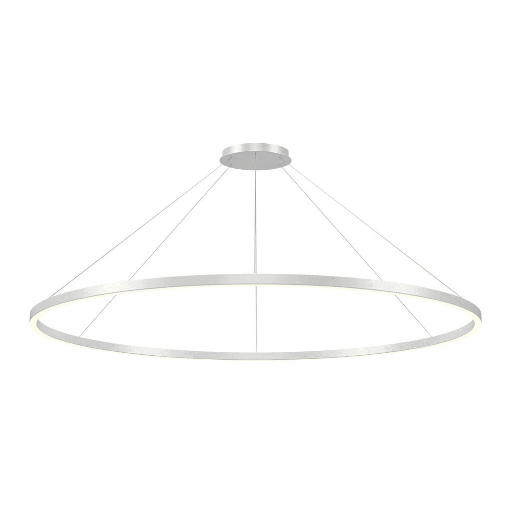LEDS C4 - Lampada a sospensione Circular Downward Ø3000 Surface - Bianco