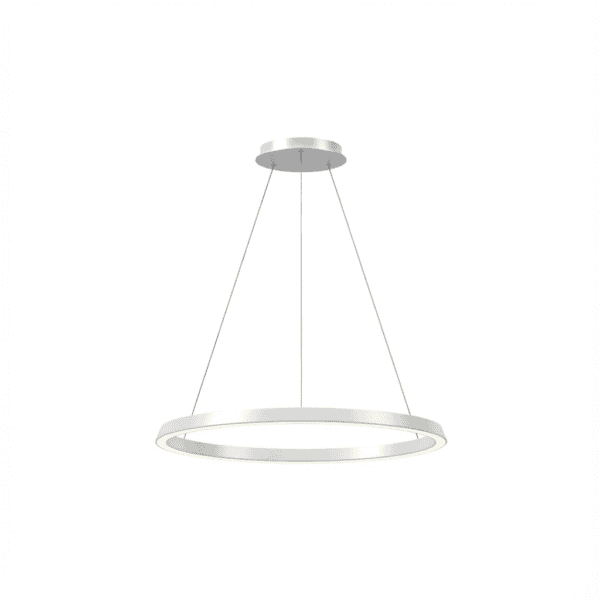 LEDS C4 - Lampada a sospensione Circular Downward Ø900 Surface - Bianco