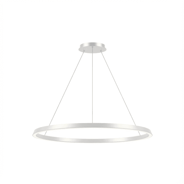 LEDS C4 - Lampada a sospensione Circular Downward Ø1200 Recessed - Bianco
