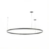 LEDS C4 - Lampada a sospensione Circular Downward Ø2000 Recessed - Nero