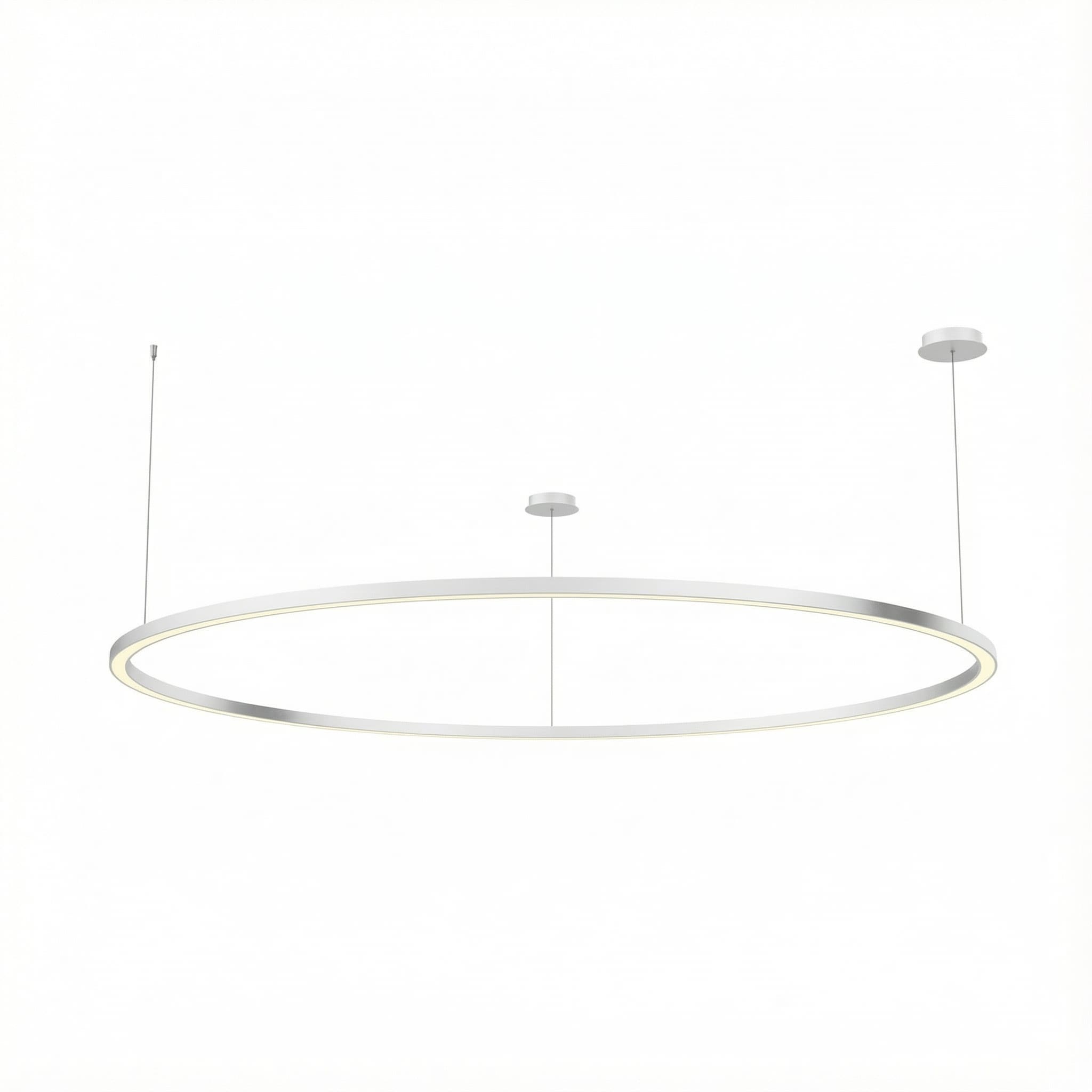 LEDS C4 - Lampada a sospensione Circular Downward Ø3000 Recessed - Bianco