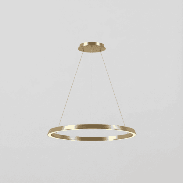 LEDS C4 - Lampada a sospensione Circular Downward Ø900 Recessed - Oro