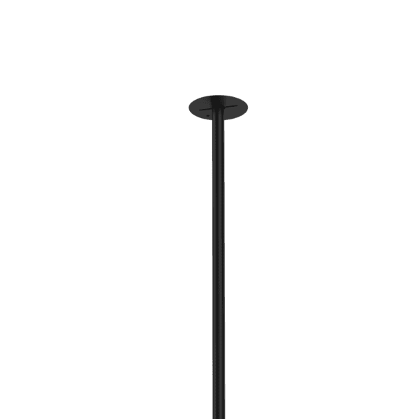 Wever & Ducrè - Susp Single Ceiling Base Invisible Rec B - Nero