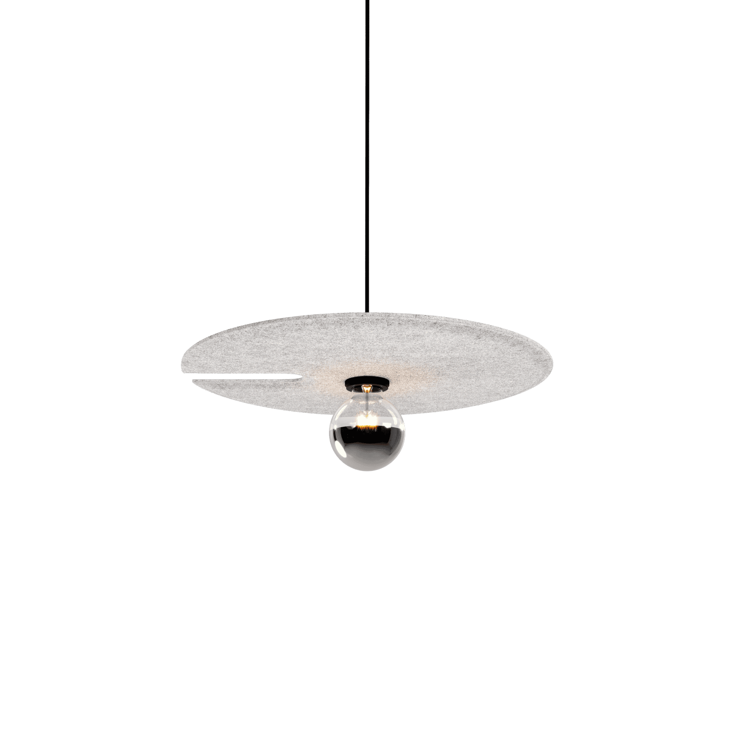 Wever & Ducrè - Mirro Soft Ceiling Susp 2.0 E27 Mf 2.5m - Argento