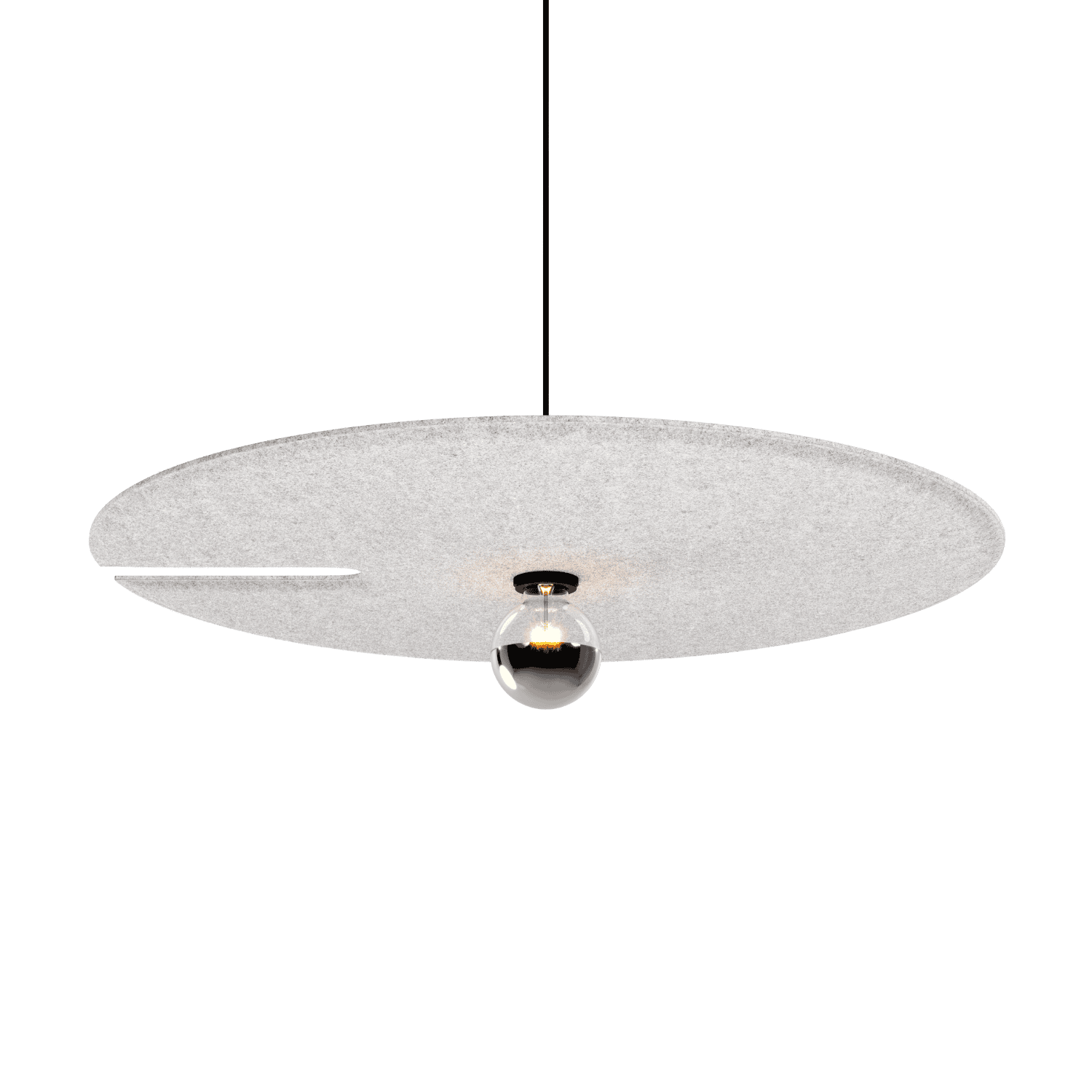 Wever & Ducrè - Mirro Soft Ceiling Susp 3.0 E27 Mf 2.5m - Argento