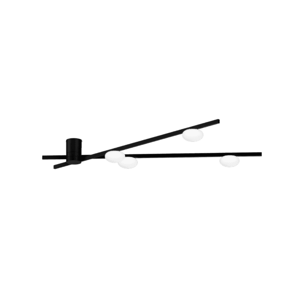 Wever & Ducrè - Perlez Spin Ceiling Surf 1.0 LED 2700K - Nero