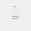 LEDS C4 - Lampada a sospensione Geometric Square Surface 1000x1000mm - Nero
