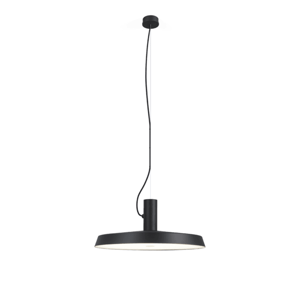 Wever & Ducrè - Roomor Office Ceiling Susp 1.0 Microprism LED 4000K - Nero