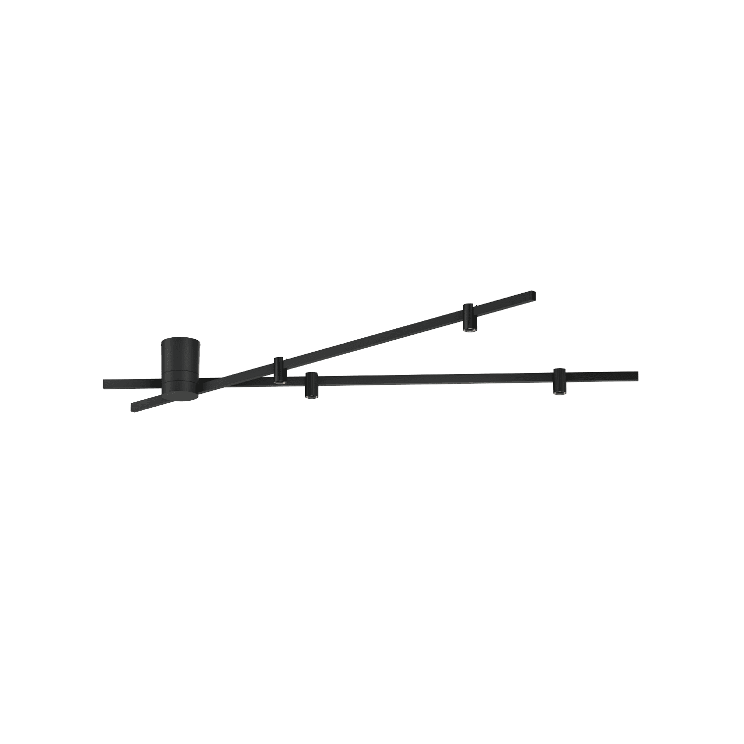 Wever & Ducrè - Trace Spin Ceiling Surf 1.0 LED 2700K - Nero