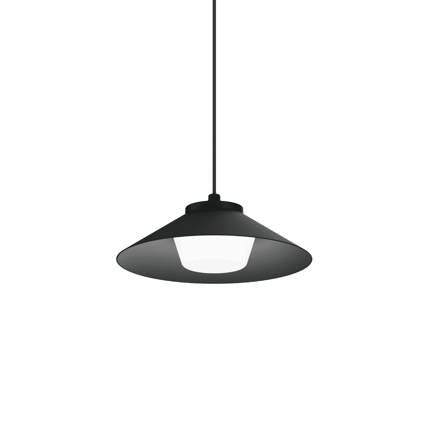 Wever & Ducrè - Tradora Outdoor Ceiling Susp 1.0 LED 2700K - Nero