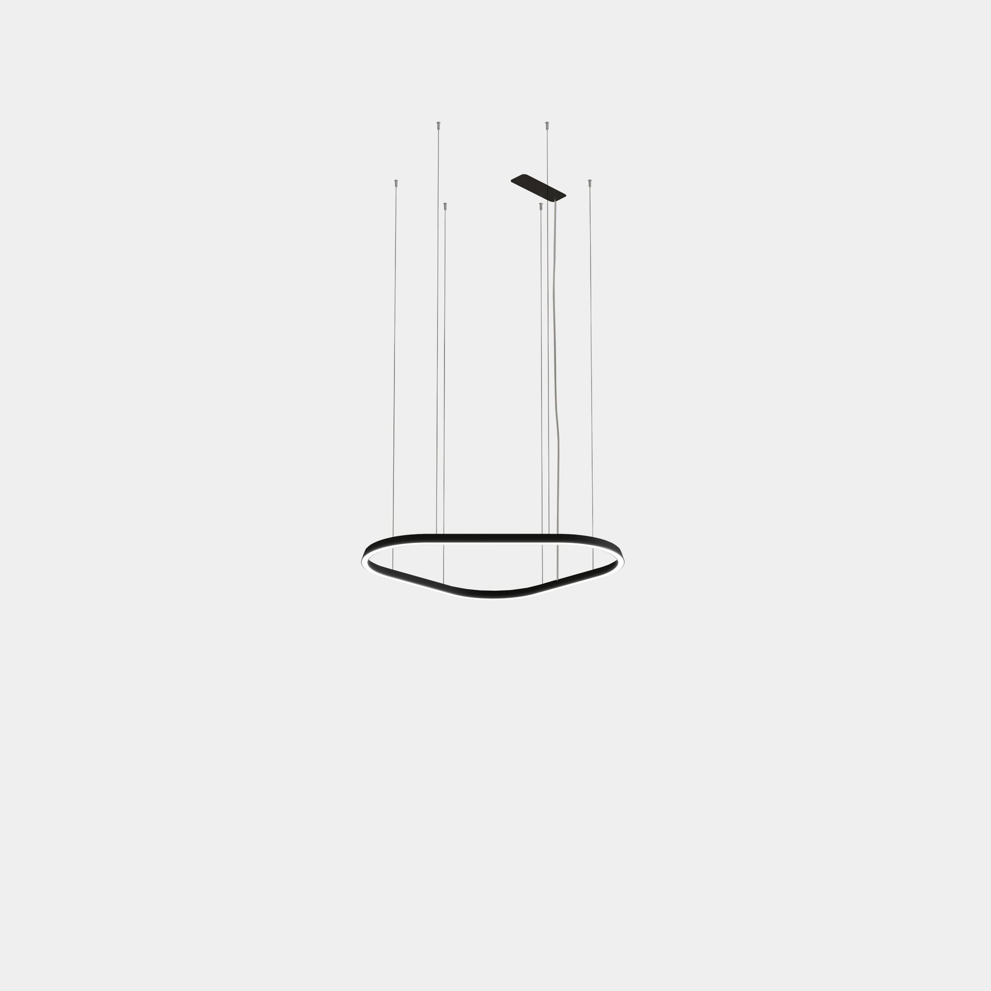 LEDS C4 - Lampada a sospensione Geometric Triangular Recessed 1000mm - Bianco