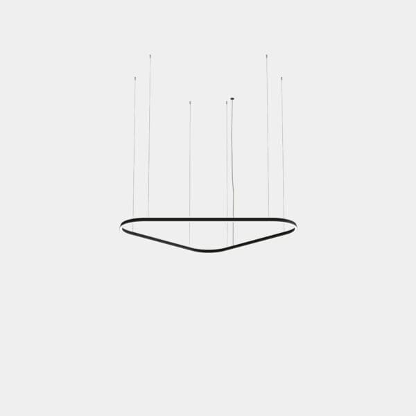 LEDS C4 - Lampada a sospensione Geometric Triangular Mini 1600mm - Bianco