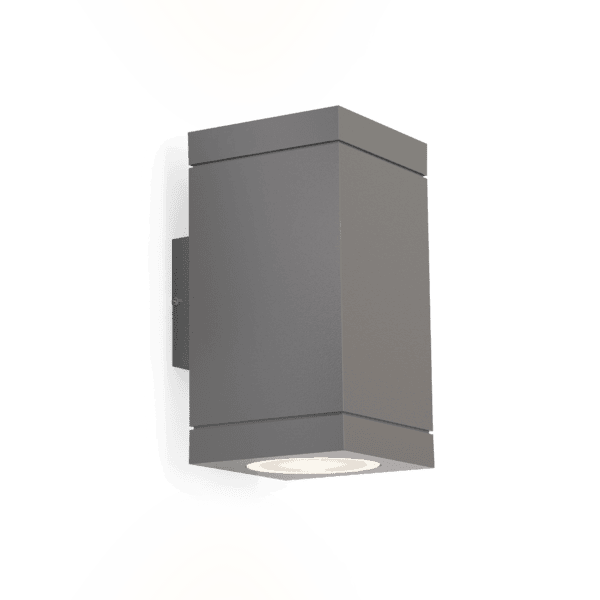 Wever & Ducrè - Tube Carré Outdoor Wall Surf 2.0 LED 3000K - Grigio