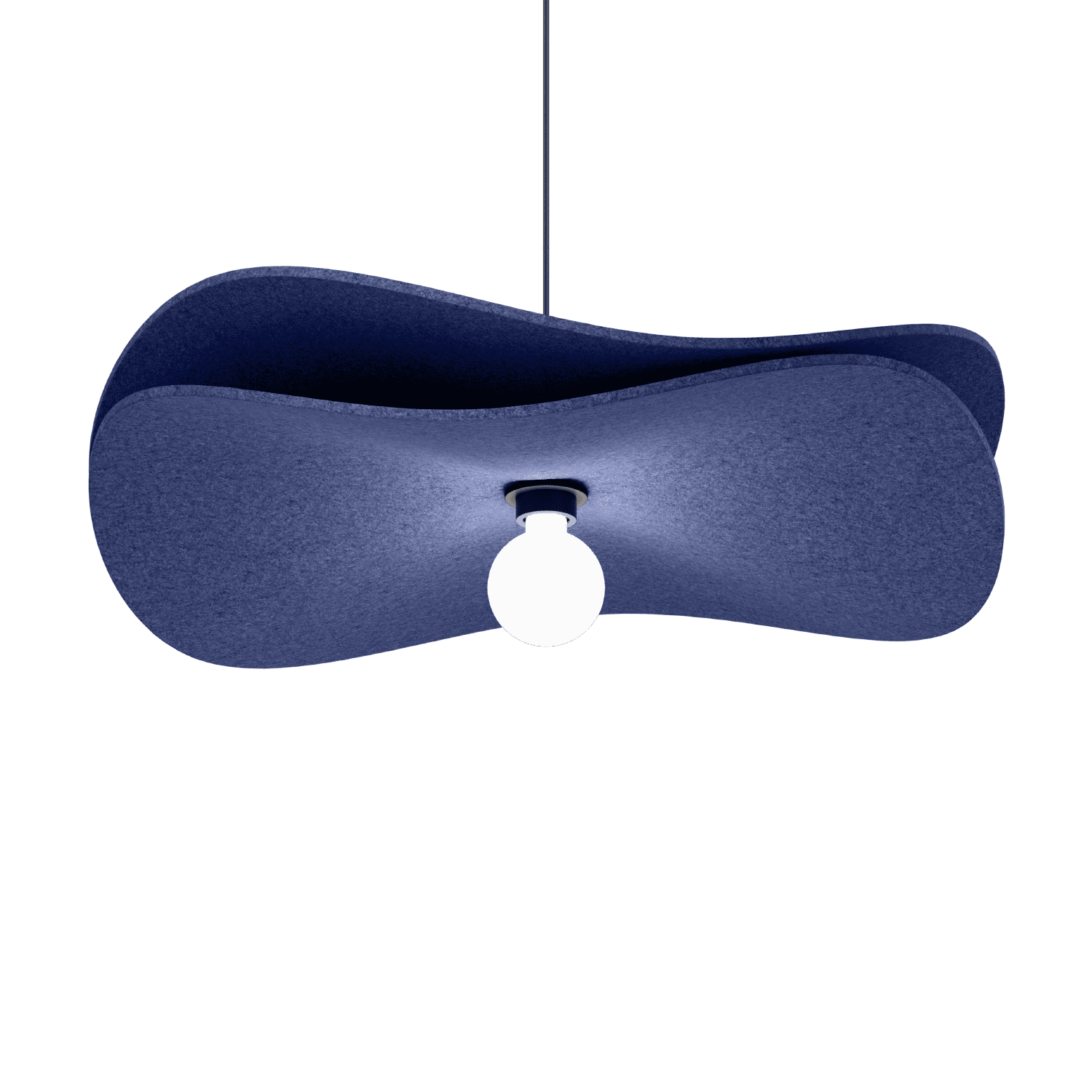 Wever & Ducrè - Wave Soft Ceiling Susp 2.0 E27 If 2.5m - Argento