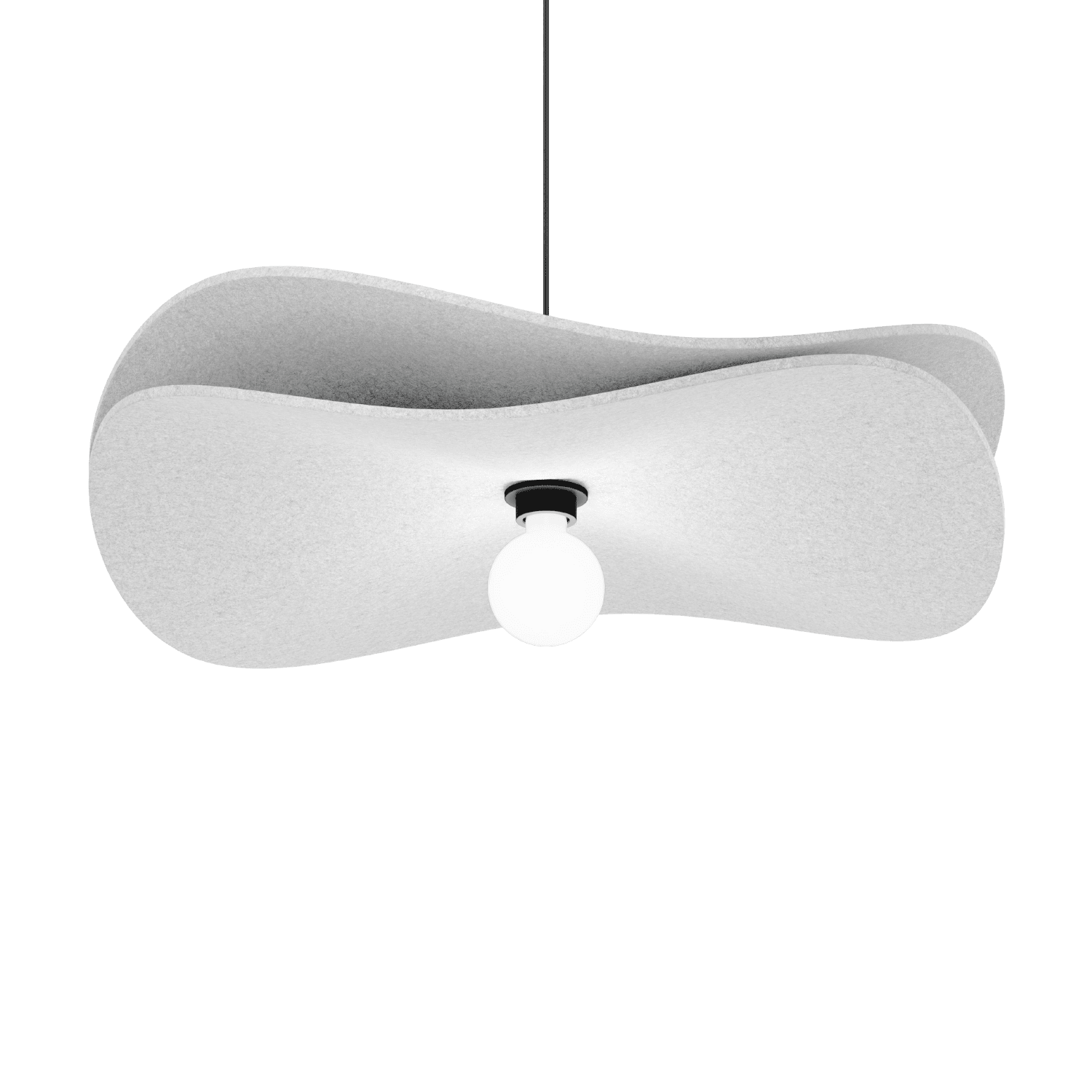 Wever & Ducrè - Wave Soft Ceiling Susp 2.0 E27 Mf 2.5m - Argento
