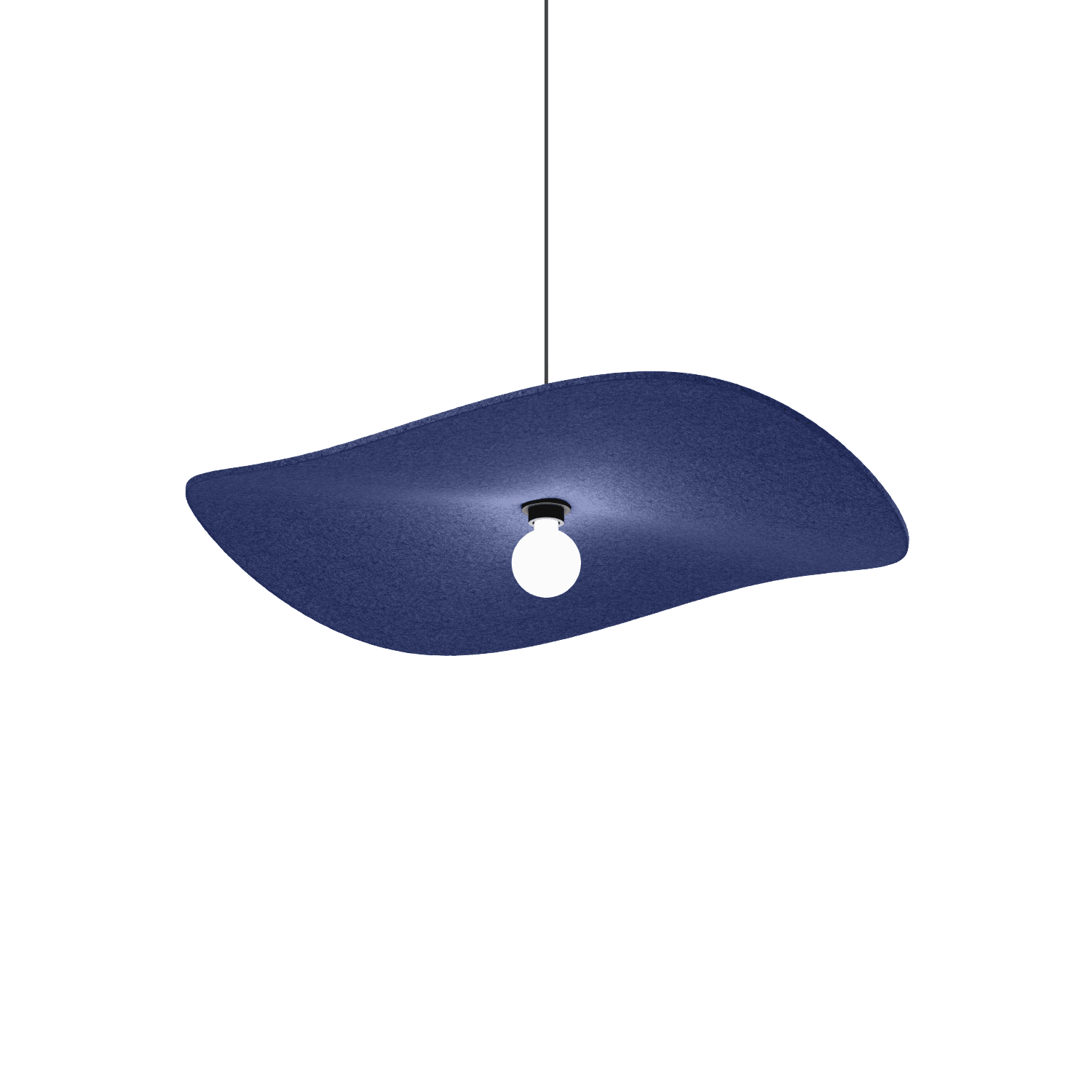 Wever & Ducrè - Wave Soft Ceiling Susp 3.0 E27 If 2.5m - Argento