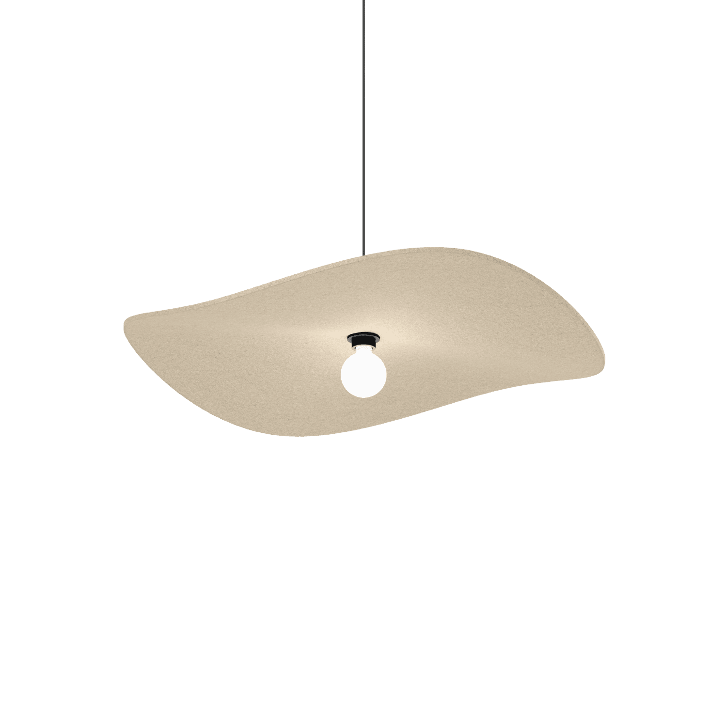 Wever & Ducrè - Wave Soft Ceiling Susp 3.0 E27 Lf 2.5m - Argento