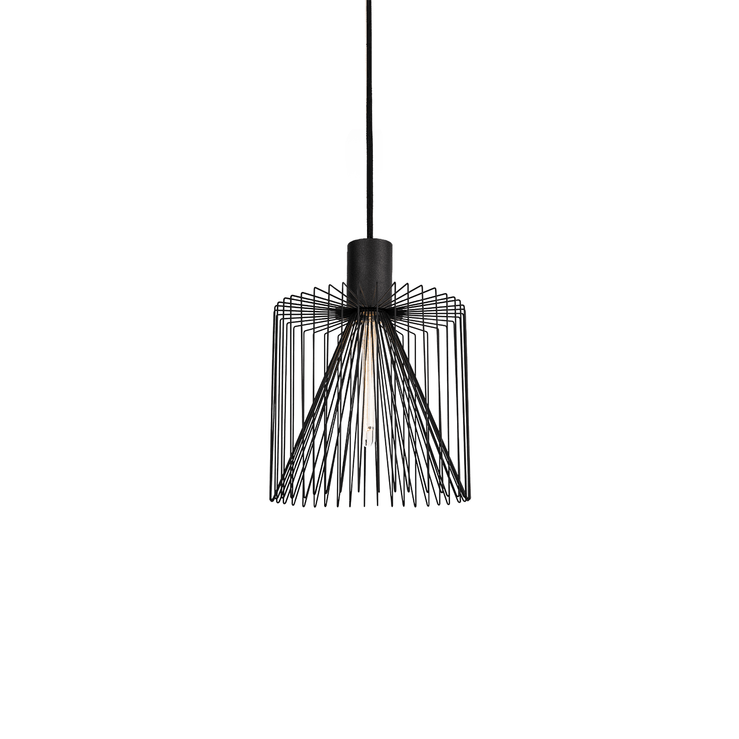 Wever & Ducrè - Wiro Ceiling Susp 1.8 Wiro E27 B 6.0m Cable - Nero