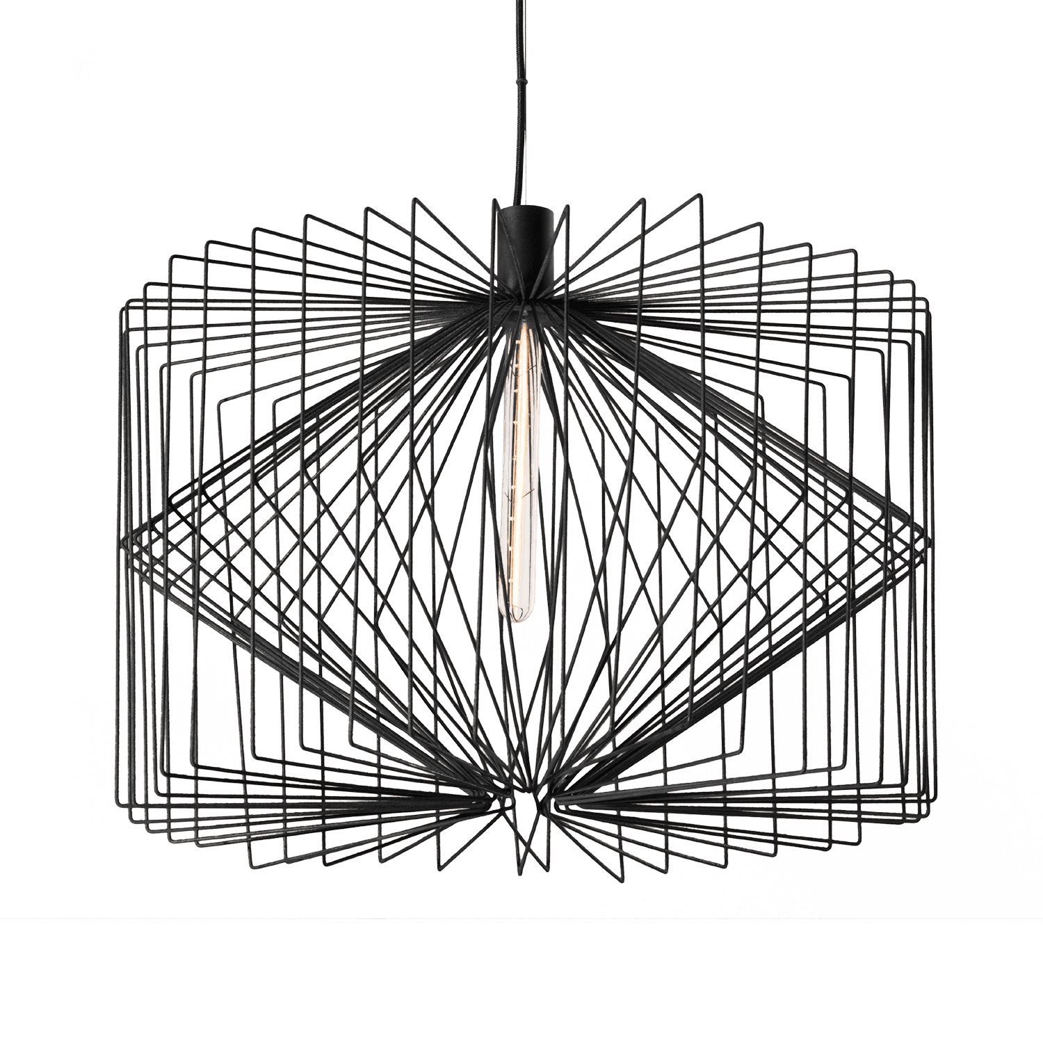 Wever & Ducrè - Wiro Ceiling Susp 6.5 Wiro E27 B 6.0m Cable - Nero